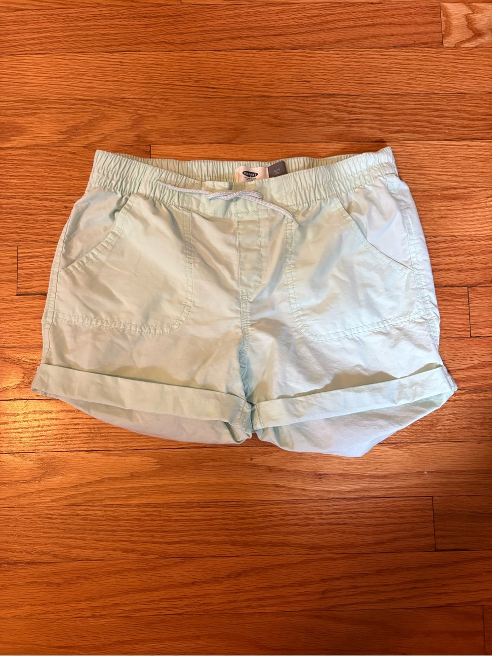 Old Navy Light Mint Drawstring Rolled-Hem Women's Shorts